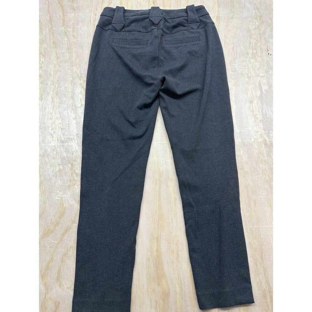 CABI 4317 BARRISTER TROUSER, Charcoal in Size 2 Rayon Spandex Excellent‎